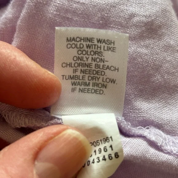 J.JILL Love Linen tunic shirt sz. M - Picture 9 of 9